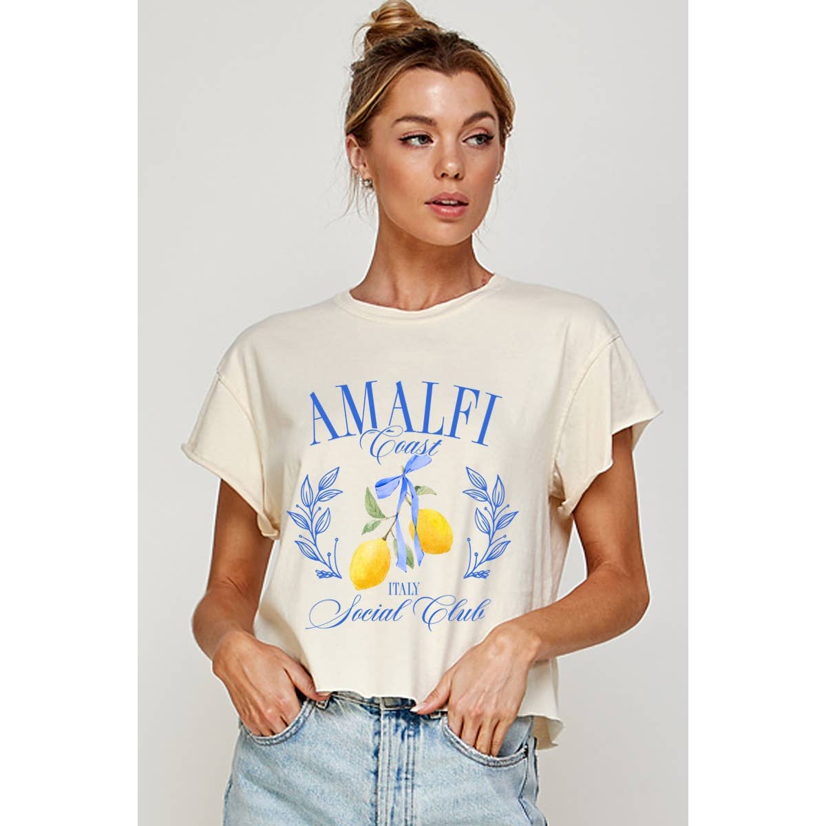 Amalfi Coast Crop Tee