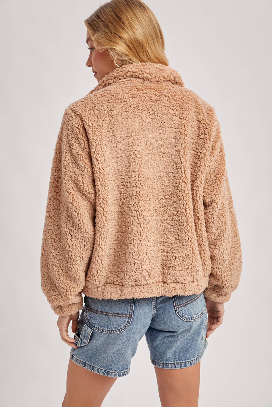 Zip Up Sherpa Jacket