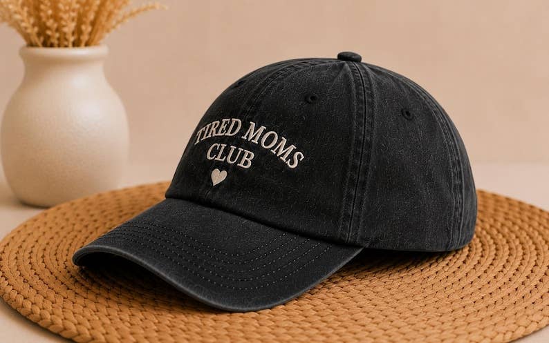 Tired Moms Club Washed Vintage Hat