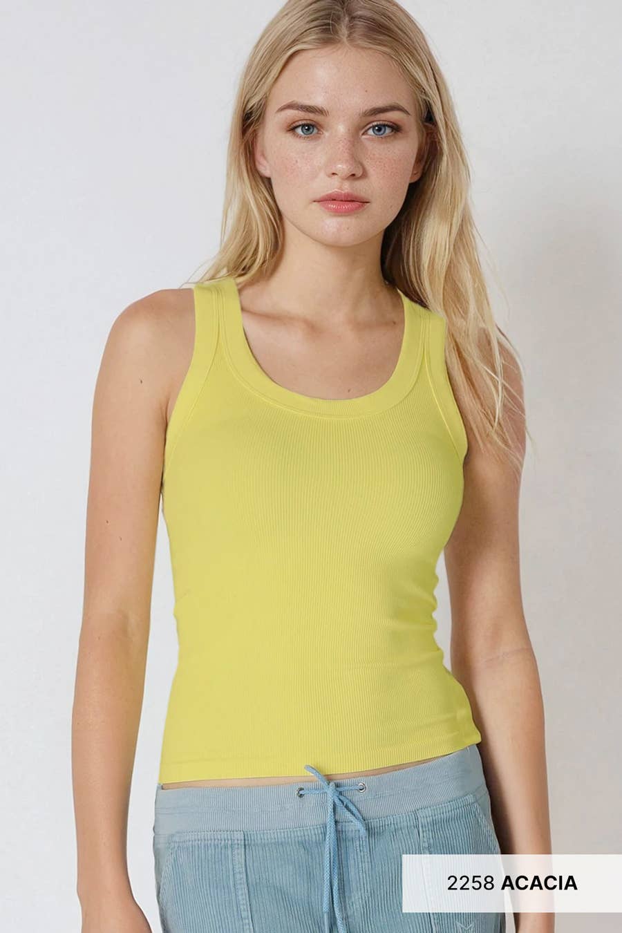 Reversible Ribbed Tank Top