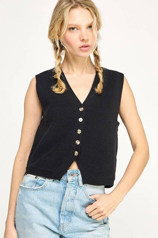 SWEATER VEST CARDIGAN